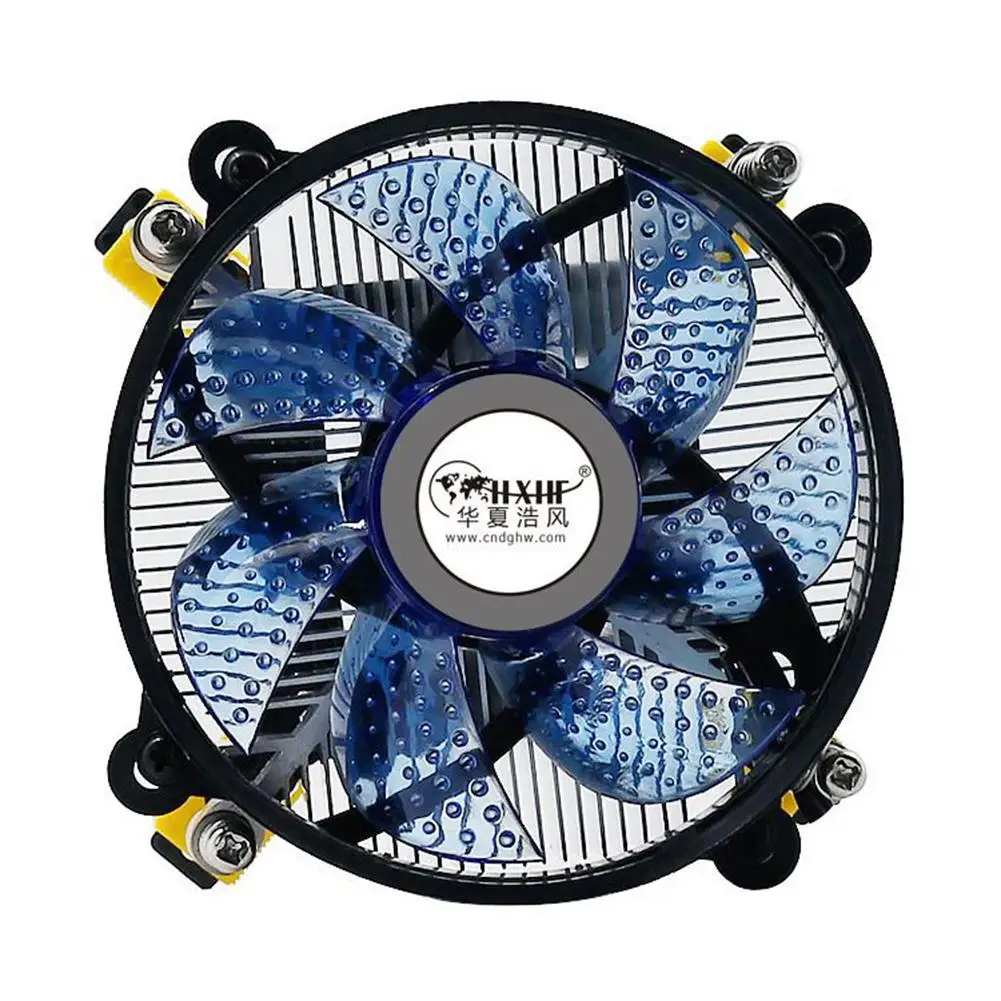 Универсальный кулер для процессора эффективный вентилятор 3pin Intel LGA 1150 1151 1155 775 I3 I5