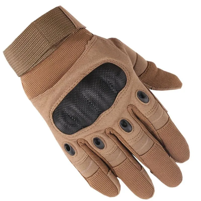 as pic Уличные тактические перчатки с сенсорным экраном спортивные армейские мотоциклетные Нескользящие износостойкие перчатки из углеродного волокна - Цвет: as pic