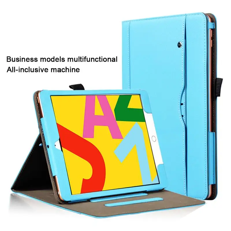 

For iPad 7th Generation 2019 Case with Pencil Holder Multi-Functional PU Leather Full Protection Cover For iPad 10.2 2019 Case