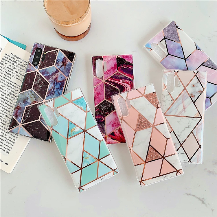 Чехол HXM с мраморным покрытием для samsung Galaxy S10 Plus S10e S8 S9 задняя крышка на A50 A70 чехол