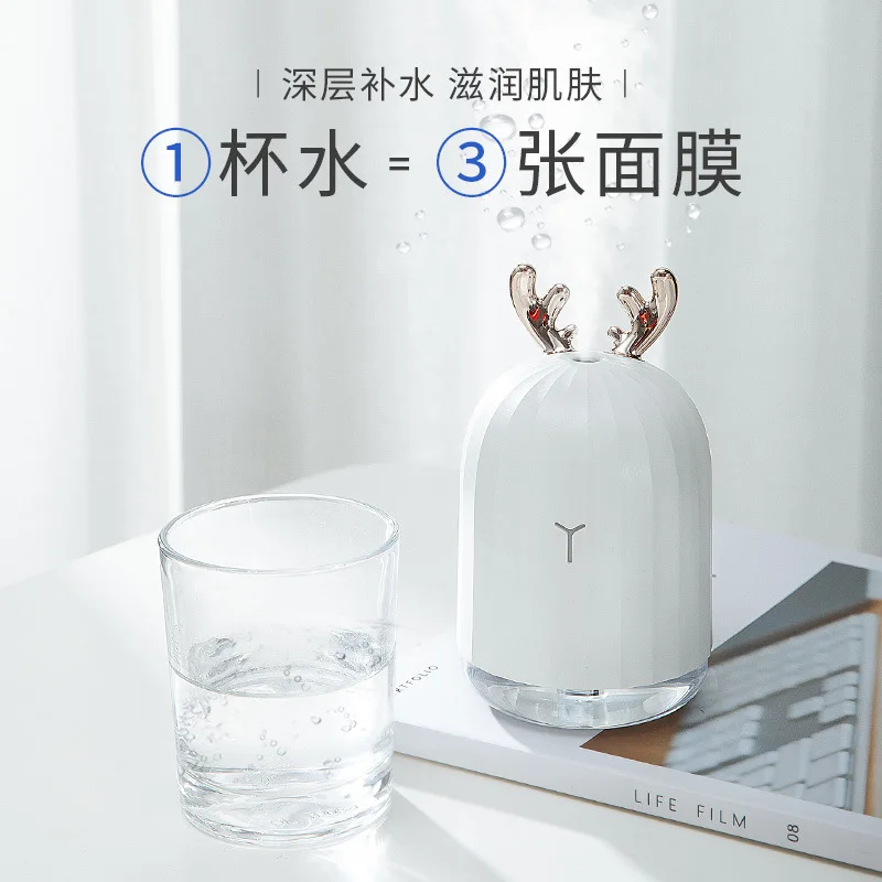 

USB Humidifier Cartoon Animal Humidifier Aroma Diffuser Fogger Mist Maker With LED Night Lamp Portable Air Humidifier Purifier