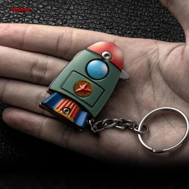 

Stainless steel portable EDC tool, multi-function folding mini keychain small tool outdoor survival tool, pendant