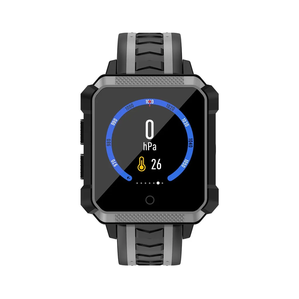 Gray H7 4G Смарт часы Для мужчин gps WI-FI 1 Гб+ 8 Гб 600 мА/ч, монитор сердечного ритма Bluetooth IP68 Водонепроницаемый умные часы-браслет для xiaomi телефон - Цвет: Gray
