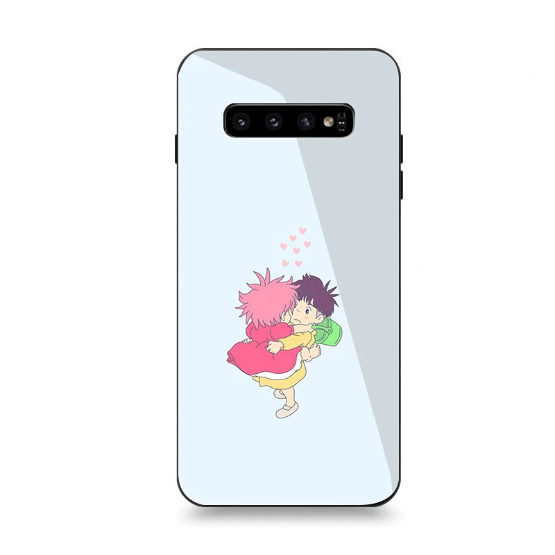 Мобильный чехол для телефона Стекло для samsung A10 A20 A30 A40 A50 A60 A70 S7 край S8 Plus Note 8 9 S10 крышка Поньо и сосукэ - Цвет: G7