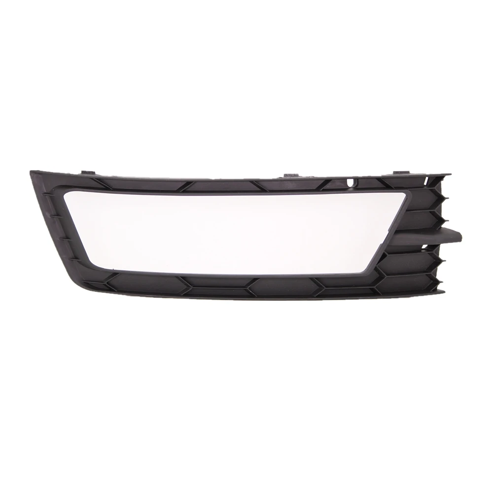 Car-Styling Front Bumper Fog Lamp Light Lower Grille Cover With Hole For Skoda Rapid Spaceback 2013 2014 2015