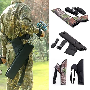

Archery Bag Oxford Cloth Arrow Quiver Archery Waist Belt Pouch Pocket For Archery Hunting Shooting Black Camouflage W1