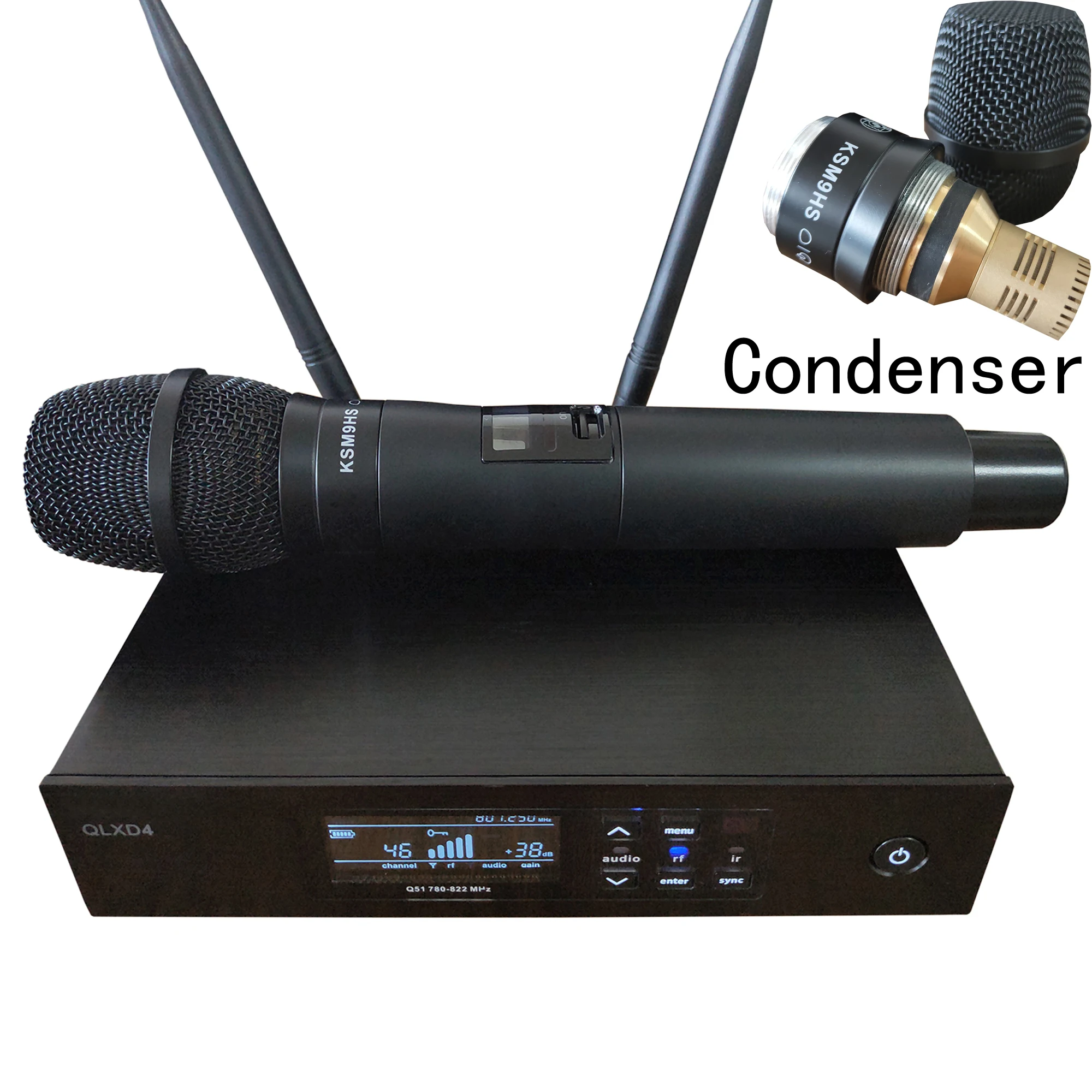 LeicozicQLXD24SKM9WirelessMicrophoneSystemHandheldGoodCondenser