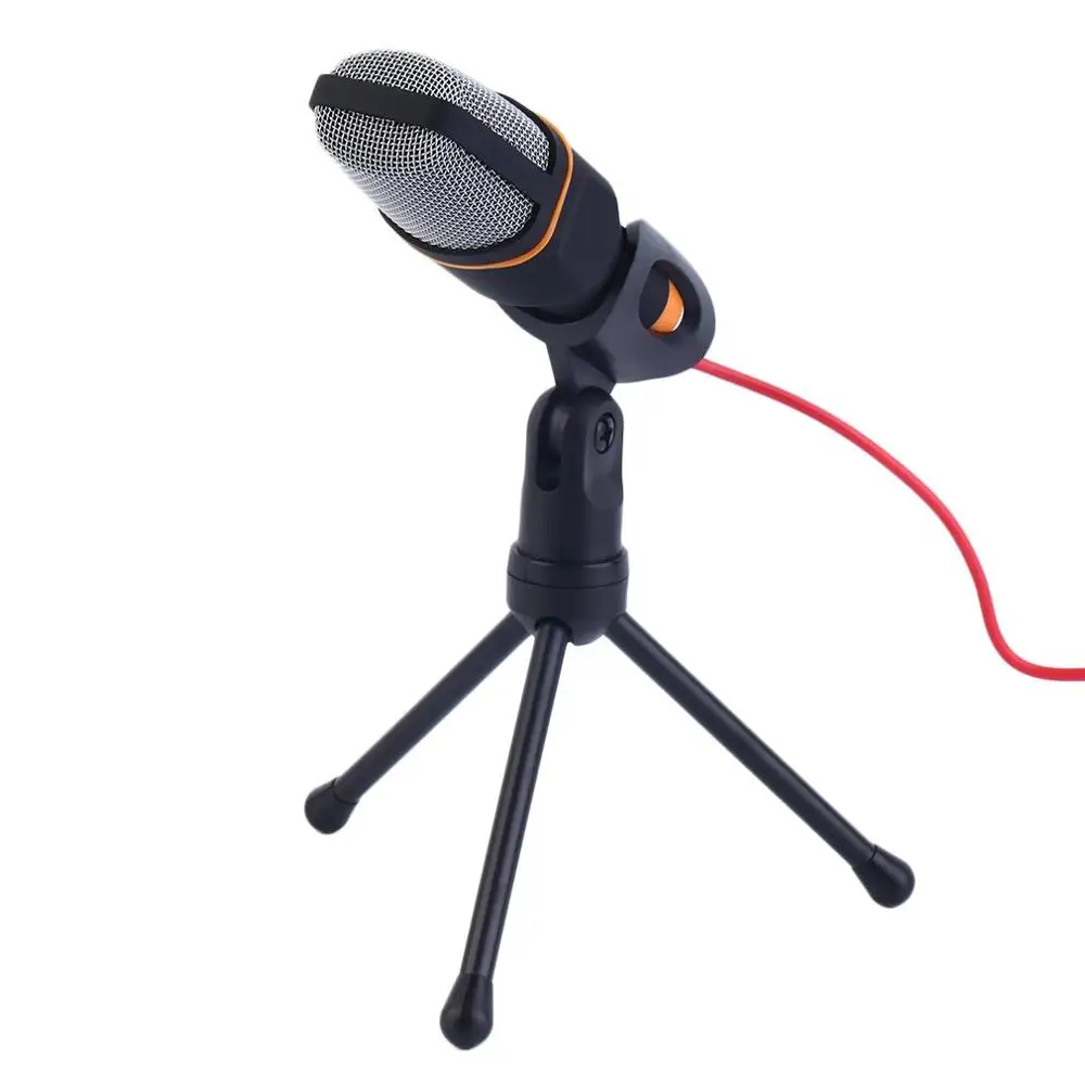 

Professional Condenser Sound Studio Microphone For PC Laptop Computer with Mini desktop Mic tripod stand