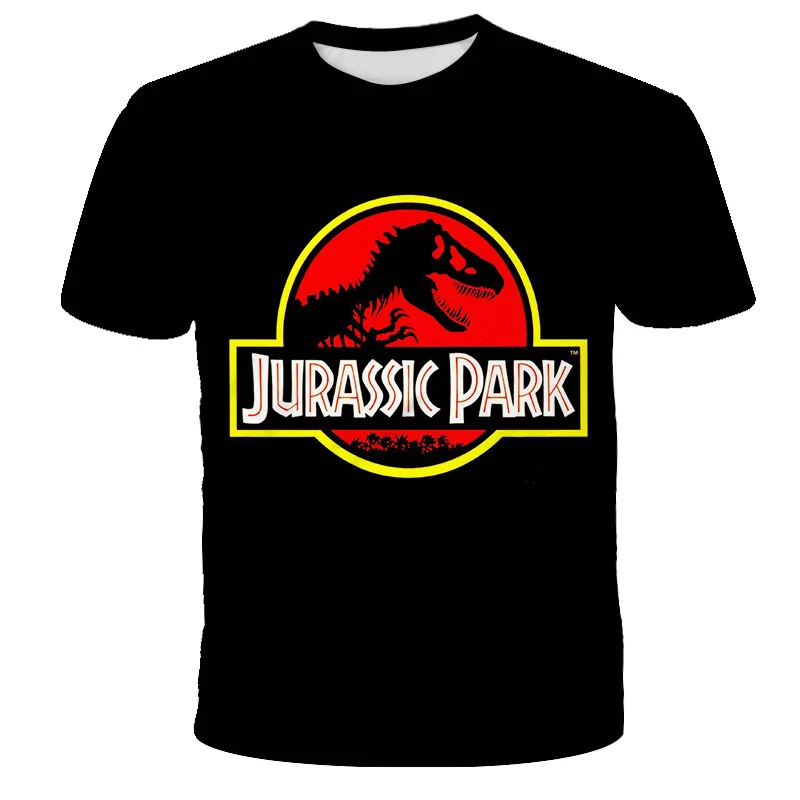 3D Dinosaur T shirt Kids Printed Dino Tshirt Funny Summer Jurassic Park Tops Cartoon Offline Boys Girls Clothes | Детская одежда и