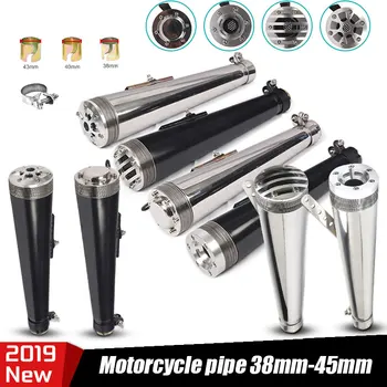 

DERI New Motorcycle Exhaust Retrofit Exhaust Pipe Muffler Silencer escape moto echappement moto DB Killer Retro For Scooter ATV