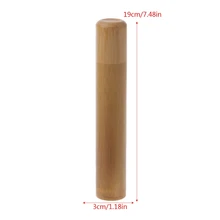 Бамбуковая трубка чайная коробка герметичный маленький контейнер банка для хранения специй с крышкой 4 размера 72XF