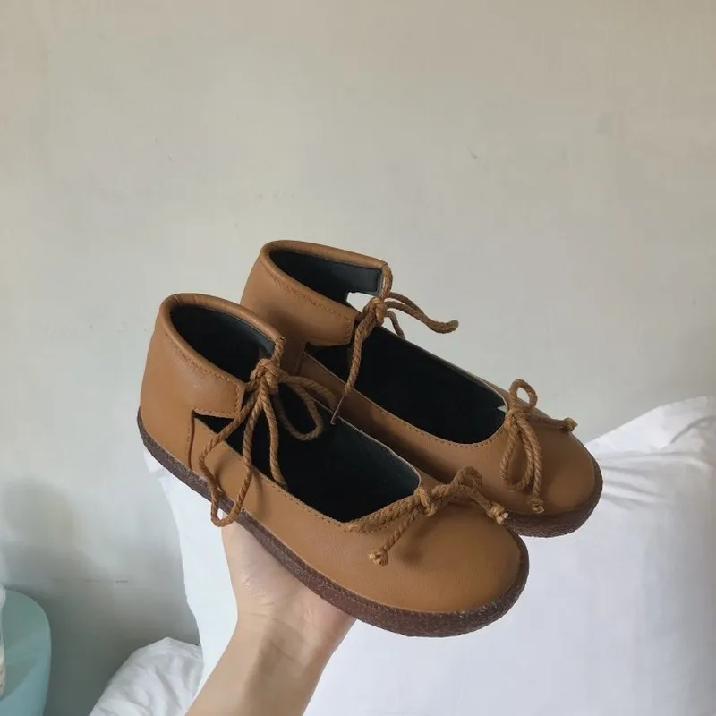 

2020 new Europe and the United States bow flat shoes spring new fashion flat shoes round head shallow women's shoes Z15-70