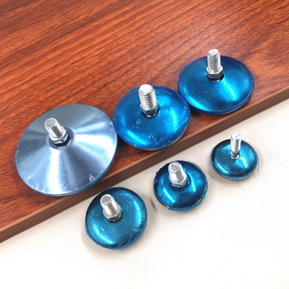 2/4/8pcs Non-Slip Tilting Adjustable Feet M6 M8 M10 Screw In Threaded Foot Levelling Feet Base Dia 30/32/40/50/65mm leveling foot base