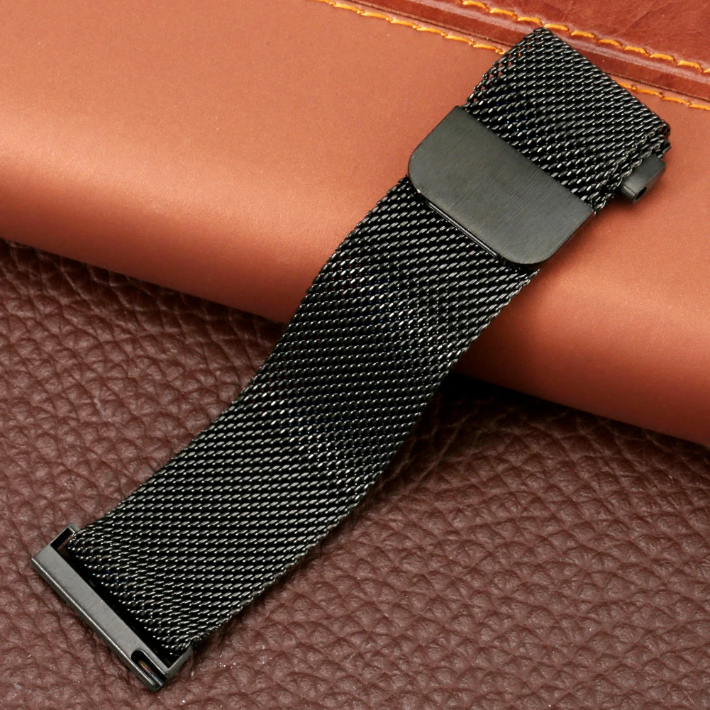 

New Hot Stainless Steel Magnetic Attraction Watchbands 20mm 22mm Multi-Color Straps Quick Release Spring Bars Wholesale Dropship