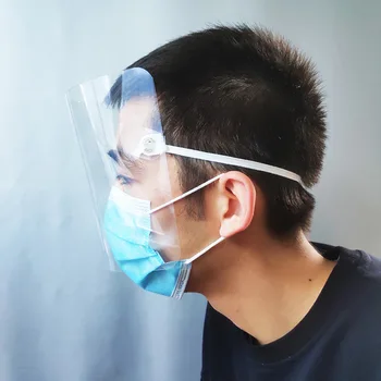 

Protective eyes mask Transparent Dust Mask Thickened reusable Washable face Mask Anti-fog Features for Doctors