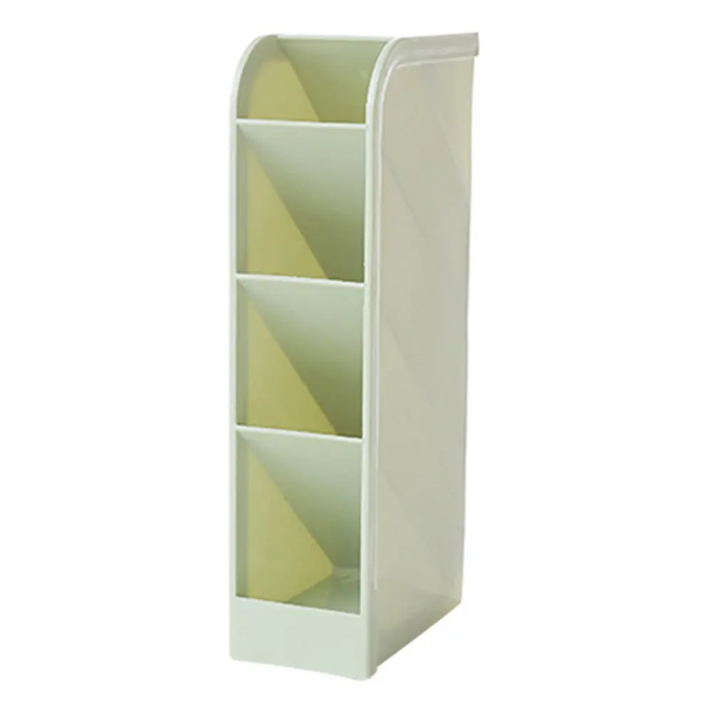 

New Creative 4 Grid Sub-grid Plastic Desk Organizer Desktop Office Pen Pencil Holder Makeup Storage Tray