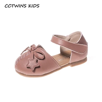 

CCTWINS Kids Shoes 2020 Spring Children Fashion Mary Jane Baby Girls Brand Princess Flat Toddler Butterfly Shoes Black GM2659