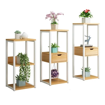

Iron Art Multi-storey Indoor Landing Type A Living Room Province Space Household Flower Rack Flowerpot Rack