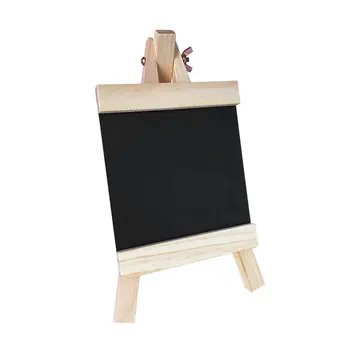 

Blackboard 24*13cm Wooden Message Board Decorative Chalkboard With Adjustable Wooden Stand Durable Wear Resistant