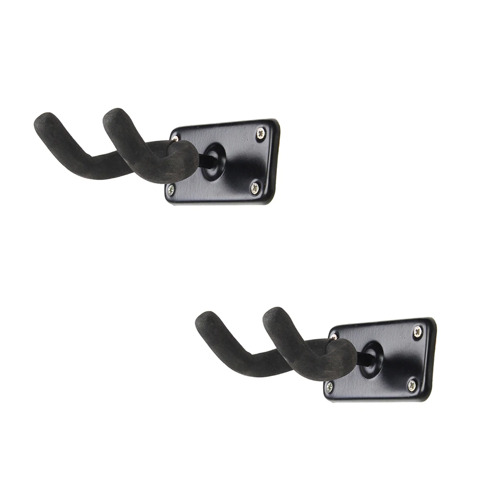 2Pcs Skateboard Hanger Skateboard Hooks Base Support Holder with Hooks for Skateboard Guitar Storage