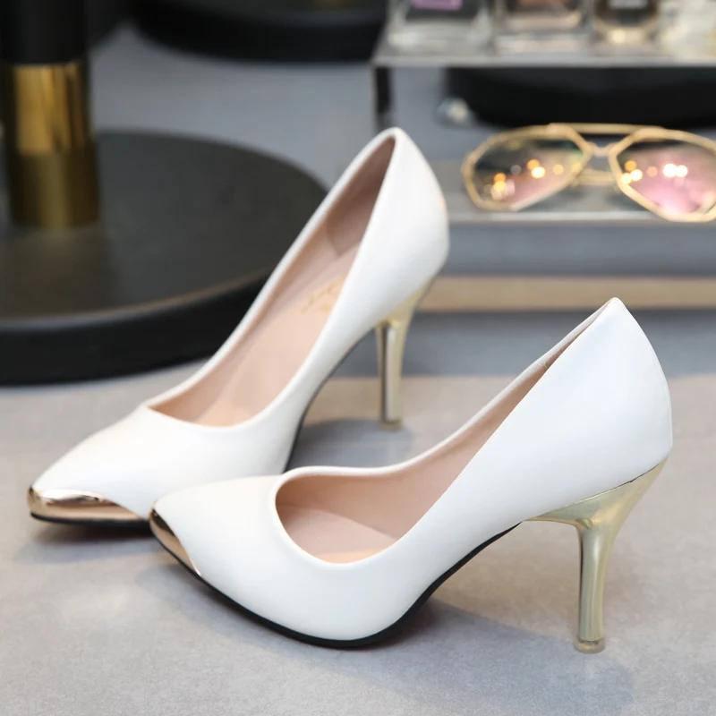 

Korean Pointed High Heels Shallow Mouth Black Thin Heels Single Shoe Fashion Wild Work Shoes 2019 New Sexy Womens Shoes 32,33,41