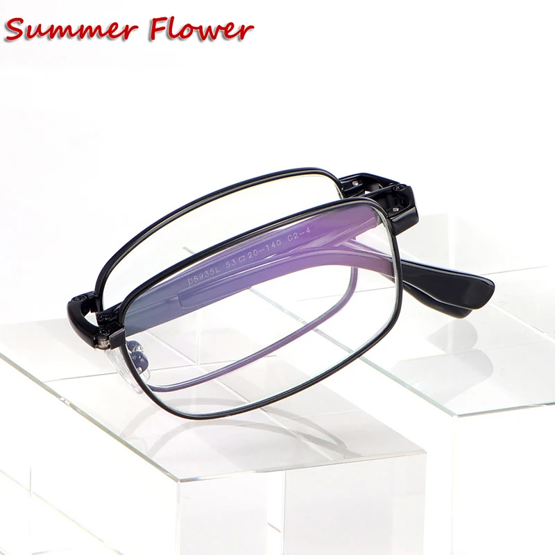 Men Foldable Eyewear Frame Prescription Glasse Pure Titanium Fashion Women Spectacles Folding Reading Glasses |