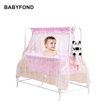 

2020 Electric Top Fashion Direct Selling Baby Bassinet Baby Cradle Electricity Auto-swing Sleeping Cribs Bed Help Sleep Well