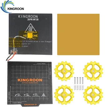 

KingRoon 1set 24V Heatbed HotBed Exclusive Plate and Blue Magnetic sheet pad Leveling Module for KP3S 3D Printers