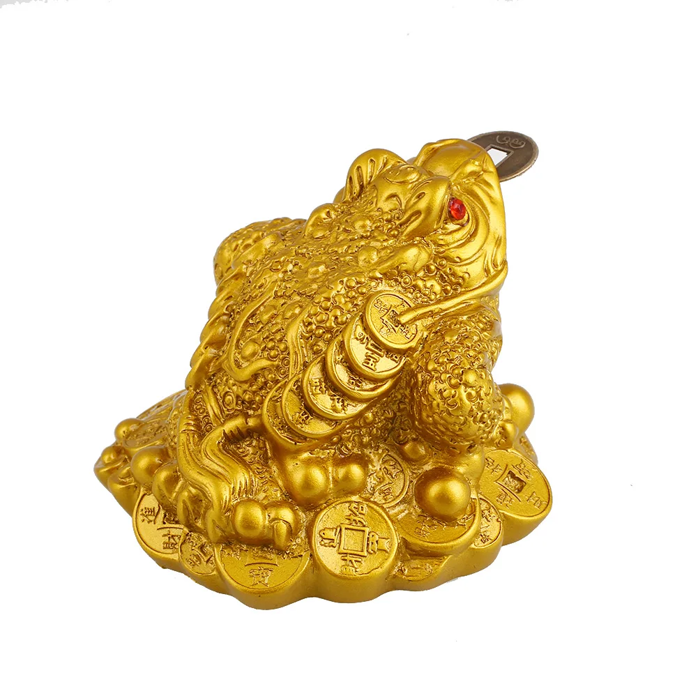 Бумажная жаба фэн шуй счастливая удача монета три ножки домашний декор китайский