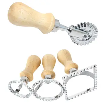 

Dumpling Molds Dough Press Maker Wood Stainless Steel Dumpling Pie Making Mould Kitchen Tool Cooking Pastry Tools Cookie Molds