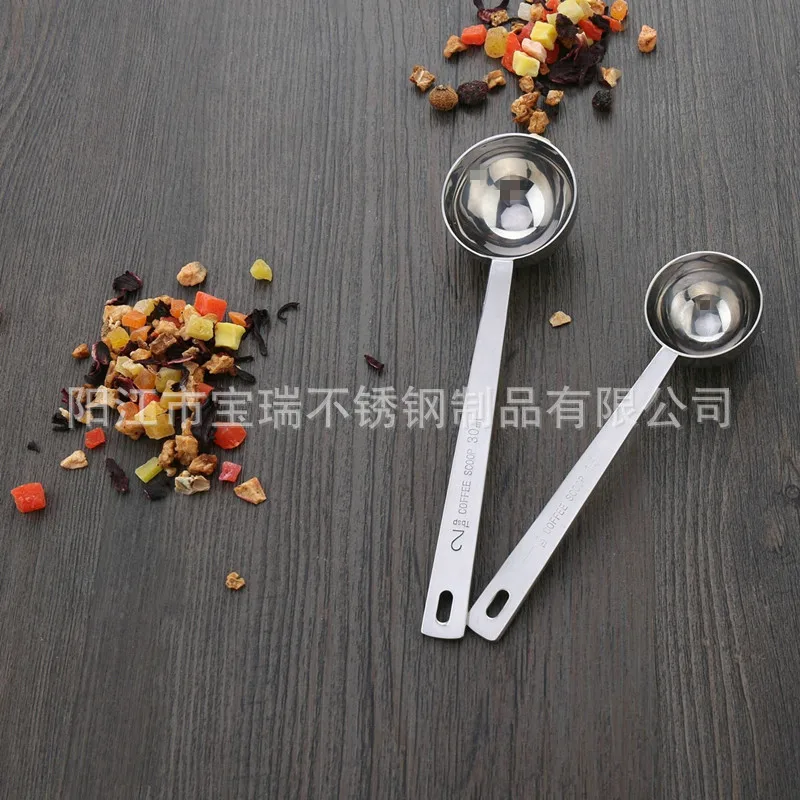 30 Ml Coffee Measuring Spoon 304 Stainless Steel Milk Powder Measuring Spoon Long Handle Measuring Spoon 30 Ml Baking Tool Liqui