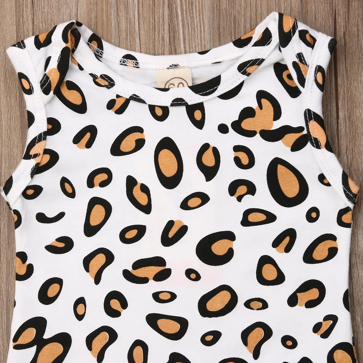 Боди без рукавов с леопардовым принтом для новорожденных девочек и мальчиков; одежда с леопардовым принтом; боди; комбинезон; комплекты одежды