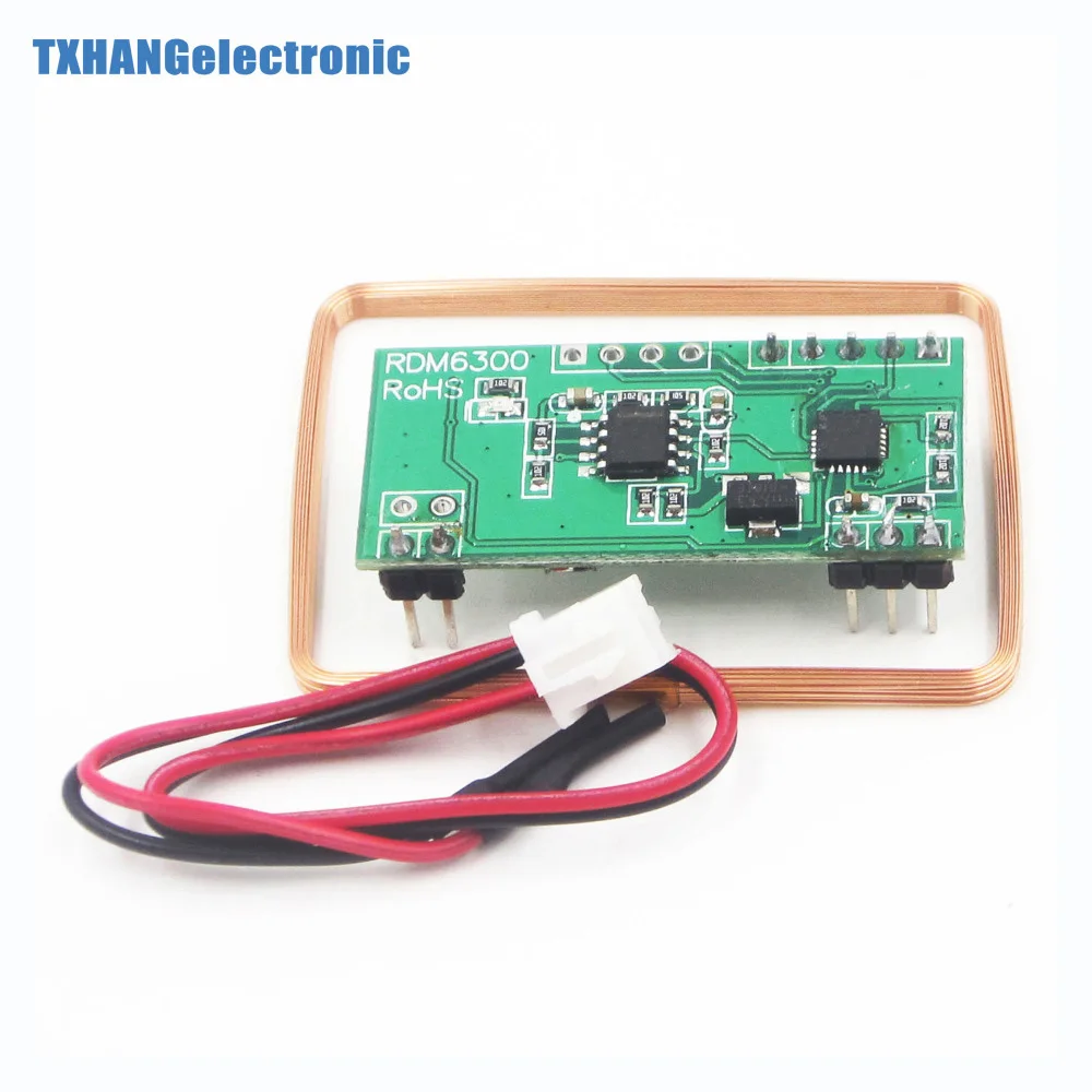 Integrated Circuits 125Khz RFID Reader Module RDM6300 UART Output Access Control System for arduino rfid rdm6300 diy electronics |