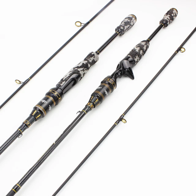 NEW 1.8M Lure Fishing Rod M/MH 2 Tips Casting/Spinning Fishing Rod Hard Carbon  Rod Portable Travel Rod Lure 8-30g Trout pole - AliExpress