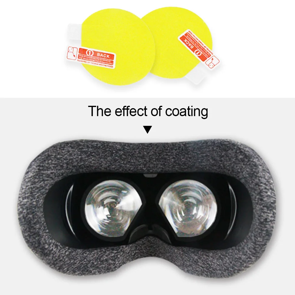 2 Pcs Ultra Thin Friction Reducing Accessories TPU HD VR Helmet Lens Film Protective Eye Protection Anti Scratch For Valve Index