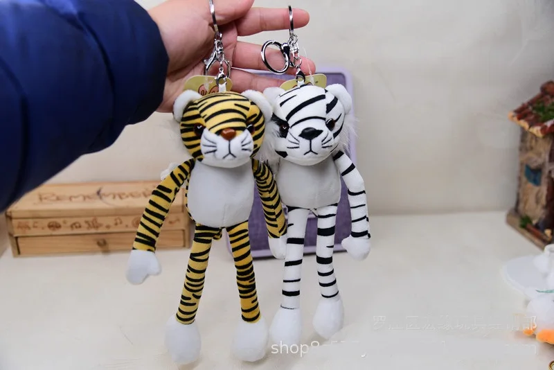 

21 см изысканный кулон с длинными ногами тигра брелок для йоги украшение хорошего качества Мягкая Успокаивающая кукла рождественский подарок для пары