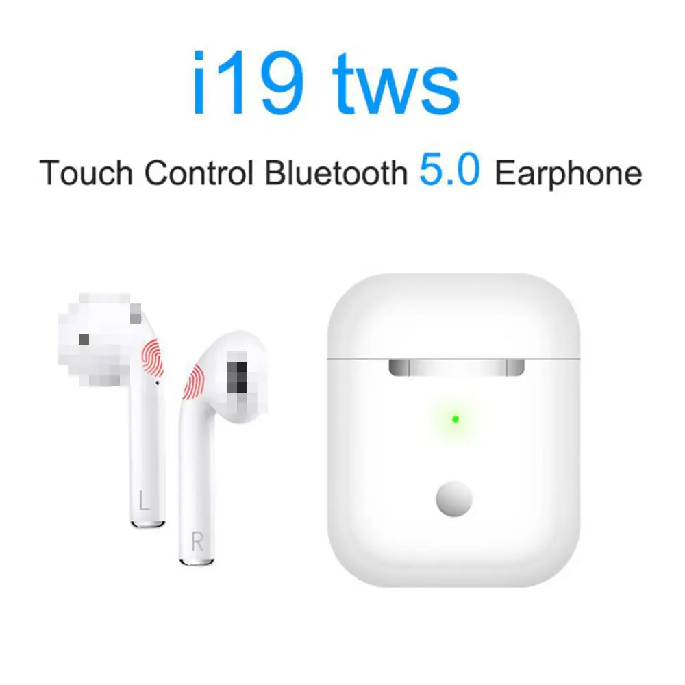 I19 TWS Беспроводные Bluetooth 5,0 наушники с сенсорным управлением гарнитура автоматическое подключение наушники для IPhone Xiaomi PK i11 i12 i7 tws
