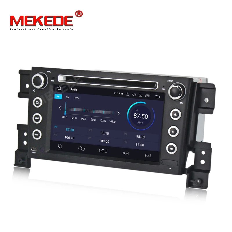 Cheap 2 din android 9.0 4+64G car DVD player for Suzuki grand vitara multimedia car radio stereo gps with steering wheel camera 5