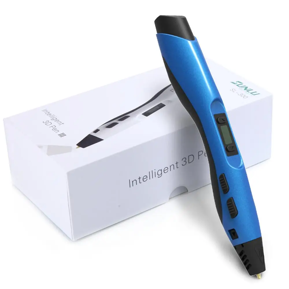 

SUNLU 3D Printing Pens SL-300A Support 1.75mm PLA/PCL/ABS Filament Digital 3D Drawing Pen For Kid & Adult DIY Gift