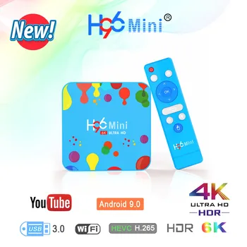 

France IPTV H96 Mini Android 9.0 4GB 32GB tv box subscription 6500 Live 4000 vod Europe French Belgium USA Iptv m3u Smart tv Box