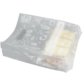 

50PCS Plastic Clear Gift Bags Cloth Storage Shopping Bag With Handle DIY Party Wedding Candy Cake Wrapping Bags