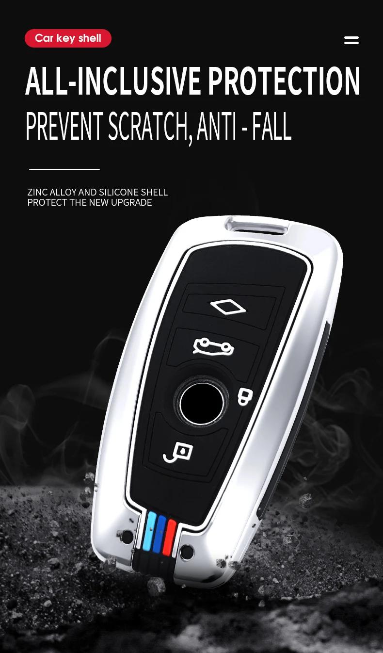 Copertura Della Cassa Chiave dell'automobile Sacchetto Chiave Per Bmw F20 F30 G20 f31 F34 F10 G30 F11 X3 F25 X4 I3 M3 M4 1 3 5 Accessori di Serie Auto-Styling - H5b2c19ddaedc419b8b6acbbe1c18b59cC
