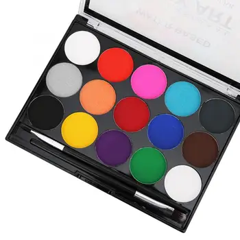 

15 Colors Water Soluble Body Paint Pigments Dancing Party Face Painting Pigment paint set