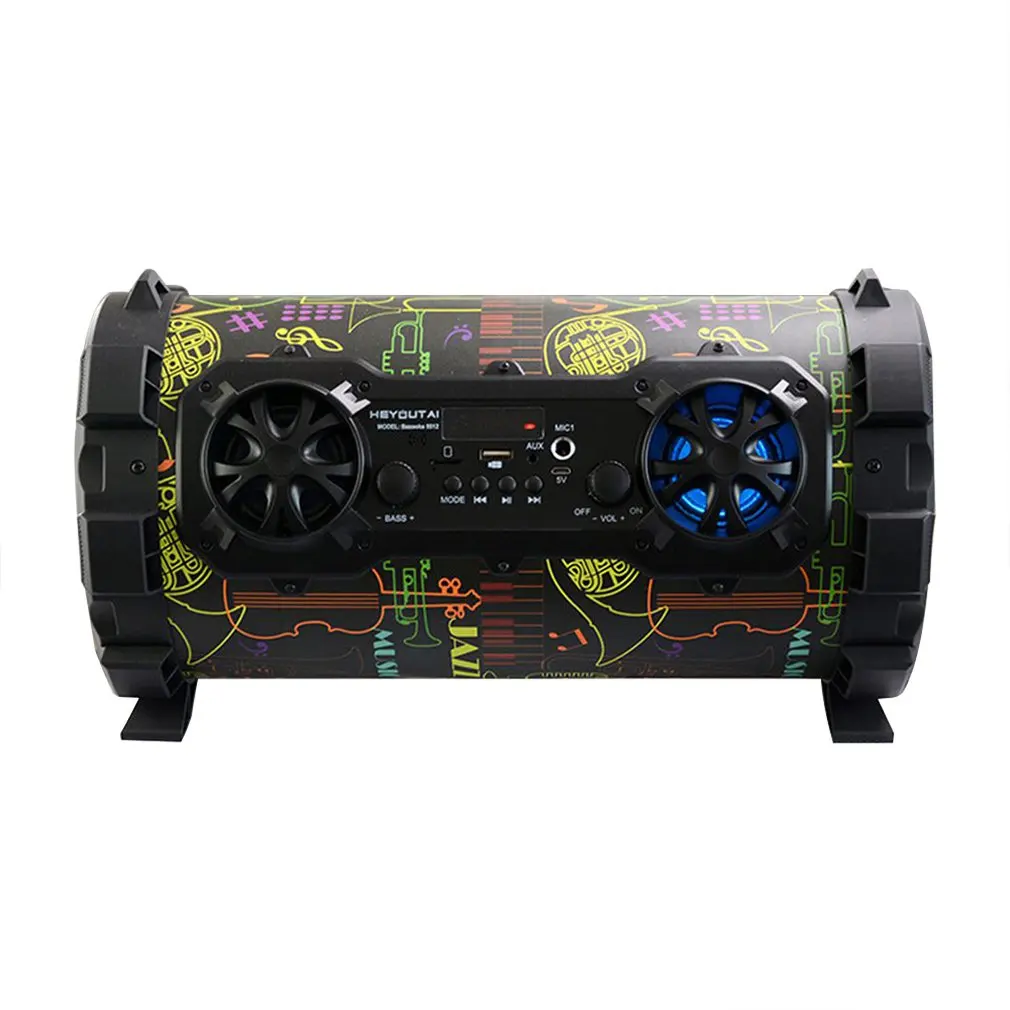 

Led Flashing Light Bluetooth Speaker Car Subwoofer With Radio Card Car Stereo Car Channel Amplifier With Hands-Free Calling