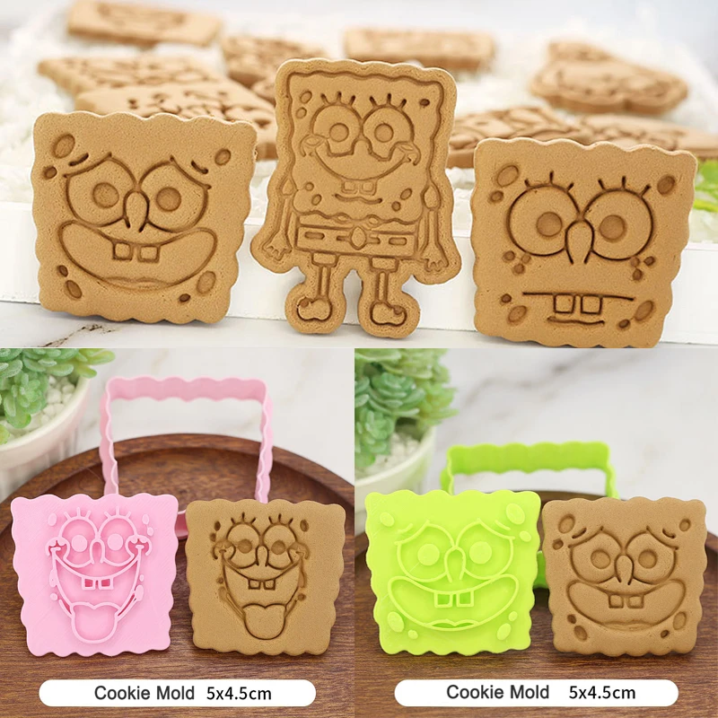 

Homemade Snack Biscuit Mold Cartoon Cute Shape 3D Three-dimensional Press Cutting Machine DIY Family Party Baking Biscuit Tool