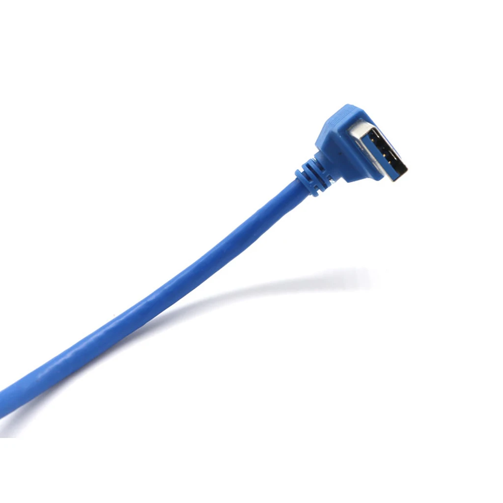 USB3.0 Type-A Male Down Angled To USB 3.0 A Female Extension Cable Cord