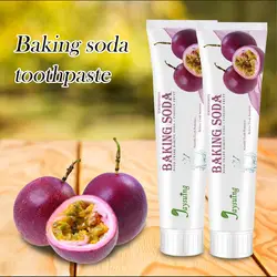Toothpaste 110G Blueberry Passion Fruit Flavor Baking Soda Toothpaste Health Tooth Cleaning Oral Care Whitening Compression Type