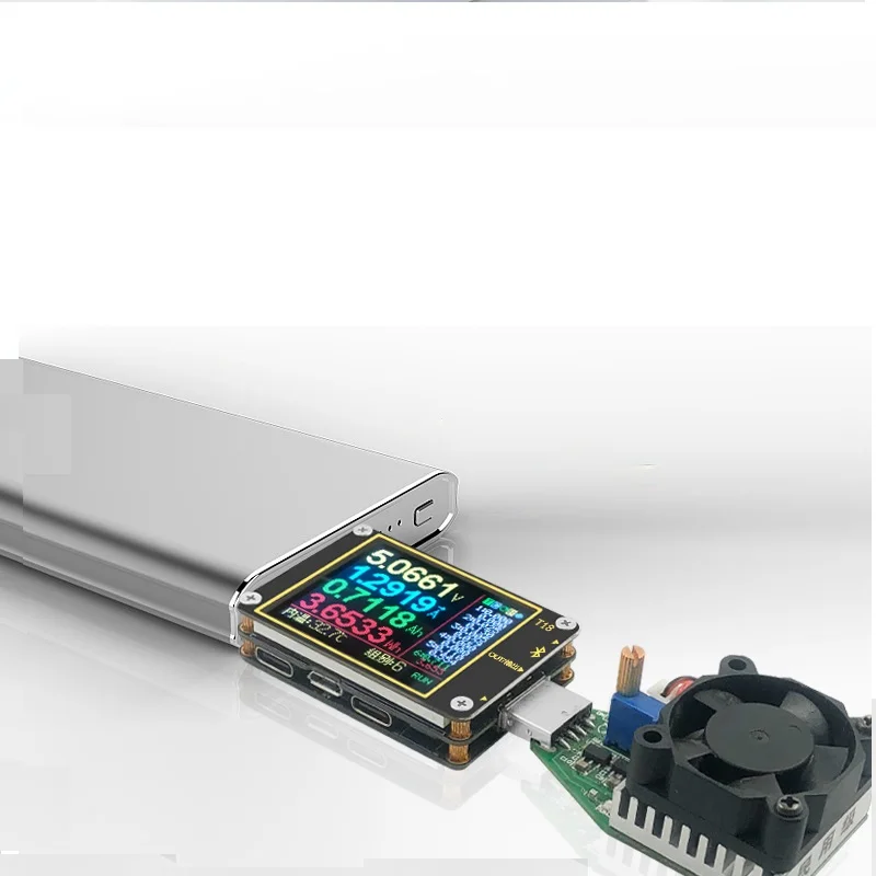 T18-X6 USB тест er напряжение тока Вольтметр метр HD Цвет QC4+ PD3.0 QC2.0/QC3.0 PPS Быстрая зарядка протокол емкость тест инструмент