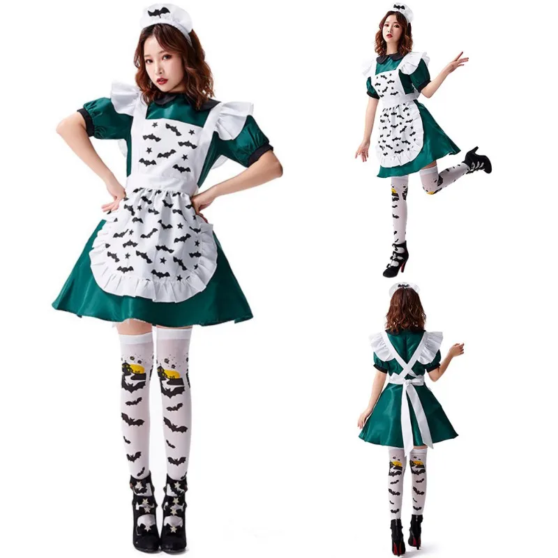 Костюм горничной O на Хэллоуин для женщин костюм волшебной ведьмы злого летучей