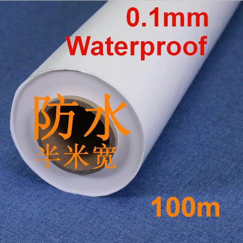 

100M Long 0.1mm Thick 500mm Wide Hot Melt Adhesive Film TPU with Release Paper, PU, PVC, Leather, Rubber Waterproof Fabric H3T6